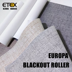EUROPA Blackout Roller Blind Fabric