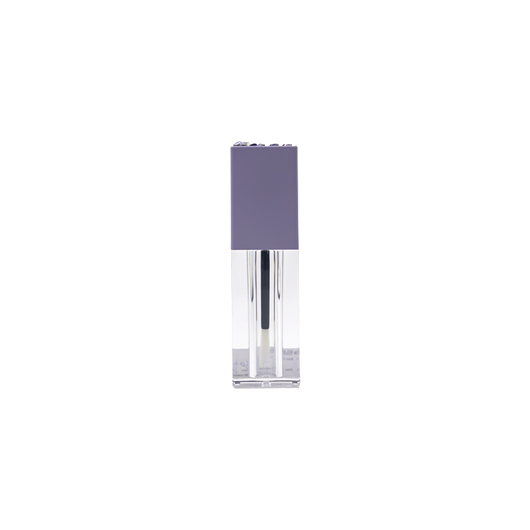 Lip Gloss Cases kompaniyasi uchun olmosli yoqimli shaklli idishlar bilan yuqori sifatli OEM 4ml lab porlashi naychasi