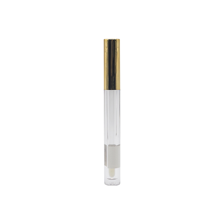 Wholesale Slim 2.5ml Lip gloss Tube Empty Mini Lipgloss Containers With Gold Top Small bottle Manufacturers