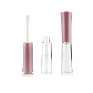 edinstvena vaza Lipgloss Tube luštna prazna lepa posoda za sijaj za ustnice Steklenička za tekočo šminko z roza aplikatorjem s konico čopiča