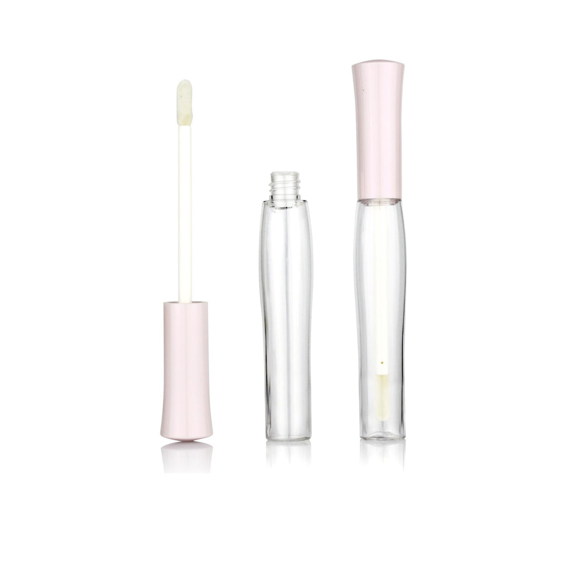 unique vase Lipgloss Tube cute empty pretty Lip Gloss Containers liquid lipstick bottle with pink cap Featured Image