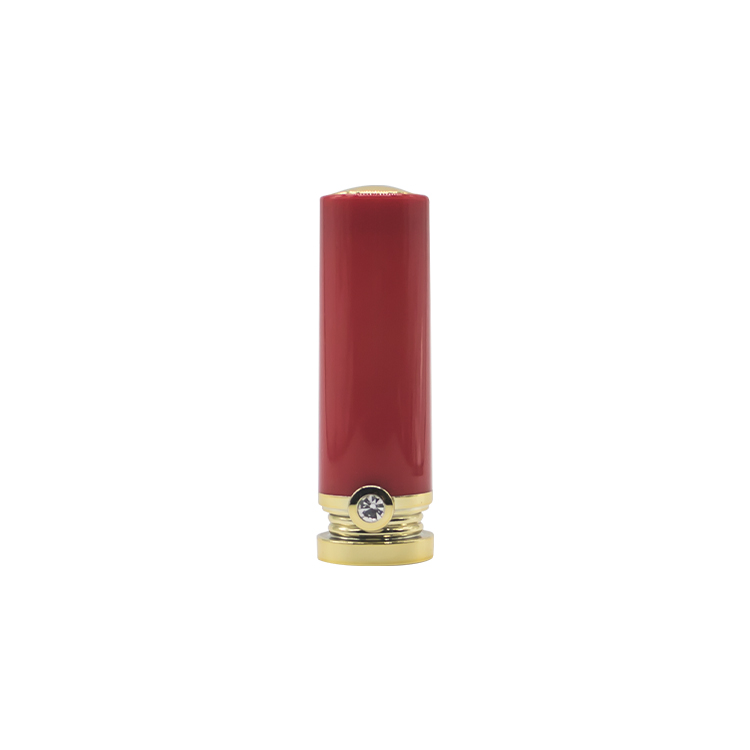 Red Round Luxury Lipstick Tube