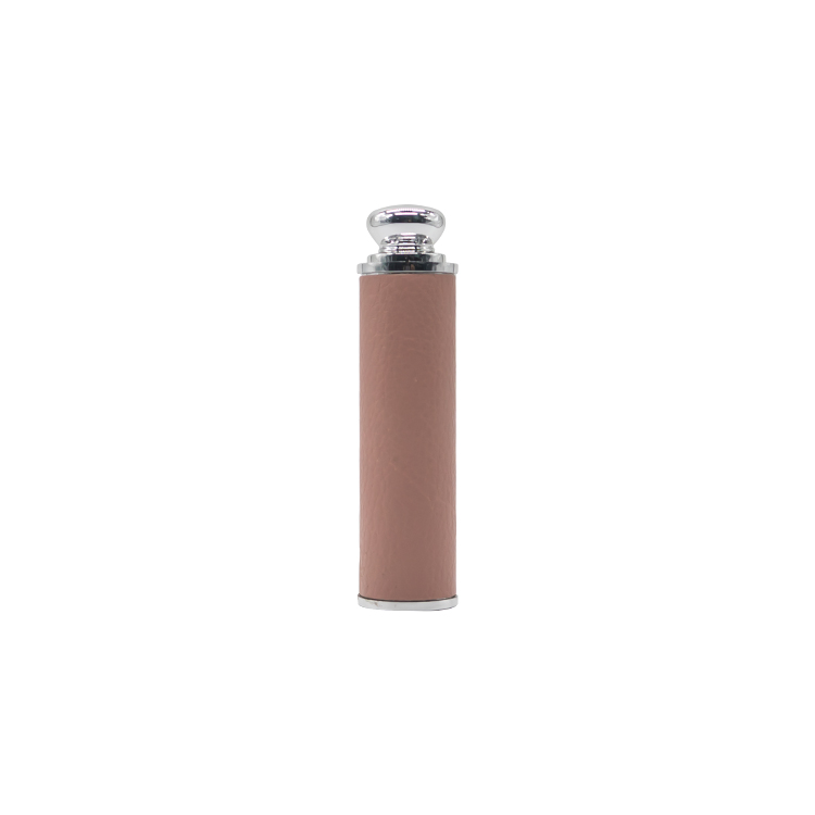 Cheap PriceList for Lip Gloss Cute Tubes - Pink Round Leather Lipstick Tube – EUGENG