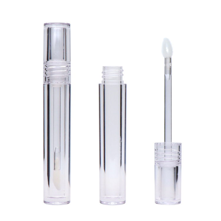 Factory wholesale Gold Empty Lip Gloss Tubes - mini Transparent Lip Gloss Tubes Crystal cylinder pretty clear Liquid Lipstick Container Empty transparen bottle package – EUGENG