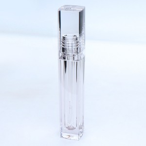 En-gros Clear Tube Lip Gloss recipient gol pentru luciu de buze pătrat, toate sticlele transparente din fabrică