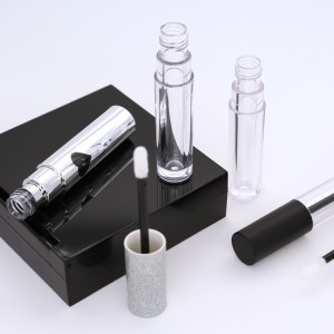 لوله های براق لب سیلندر شخصی شده ظرف لوله های براق لب ظرف خالی بطری های براق لب مینی Clear Lip Gloss In Tube لوله های مختلف لب براق