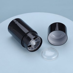 Új design kétrétegű kupak 15g 30g 50g 75g arcmaszk krémes üveg üres egyedi dezodor rúd flakon