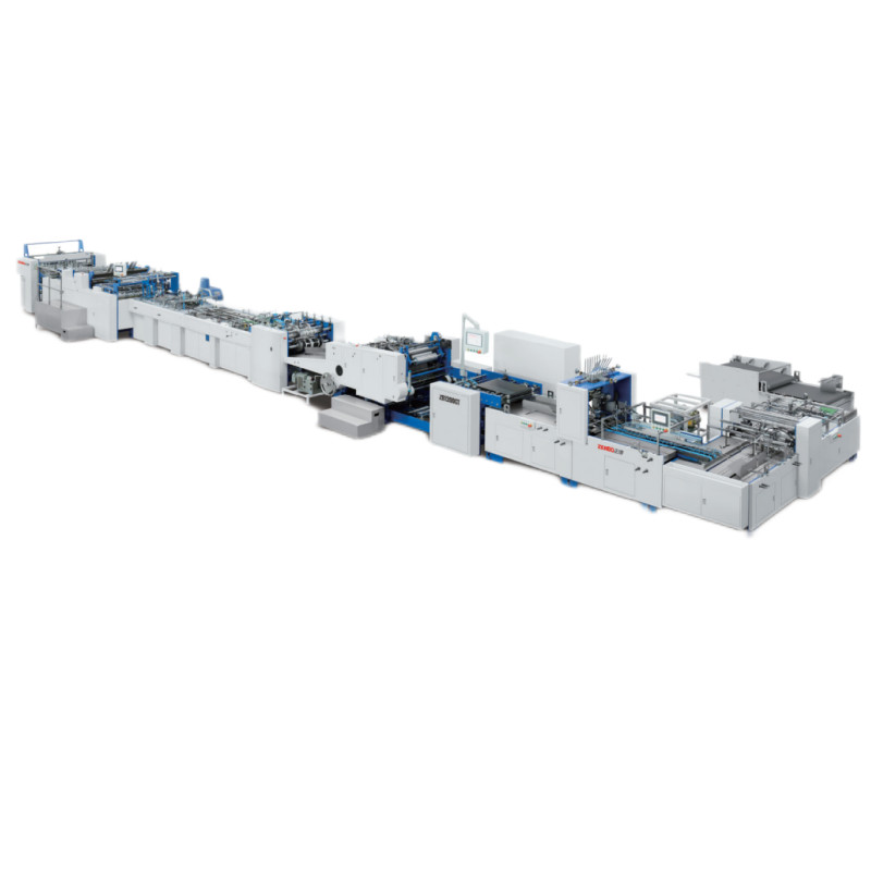 China Manufacturer for Paper Bag Gluing Machine - ZB1200CT-430S Fully Automatic Sheet Feeding Paper Bag Making Machine  – Eureka