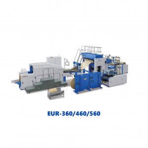 Целосно автоматска машина за хартиени кеси од серијата EUR