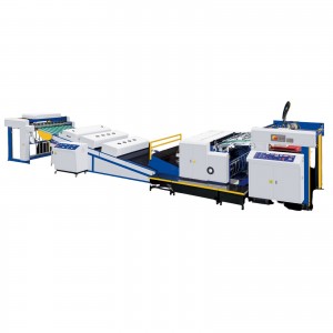 HIS-1450W High Speed UV Spot And Overall Coating Machine