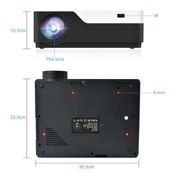 Cheap price Full Hd 3d Projector - M18 Projector  – Everycom detail pictures