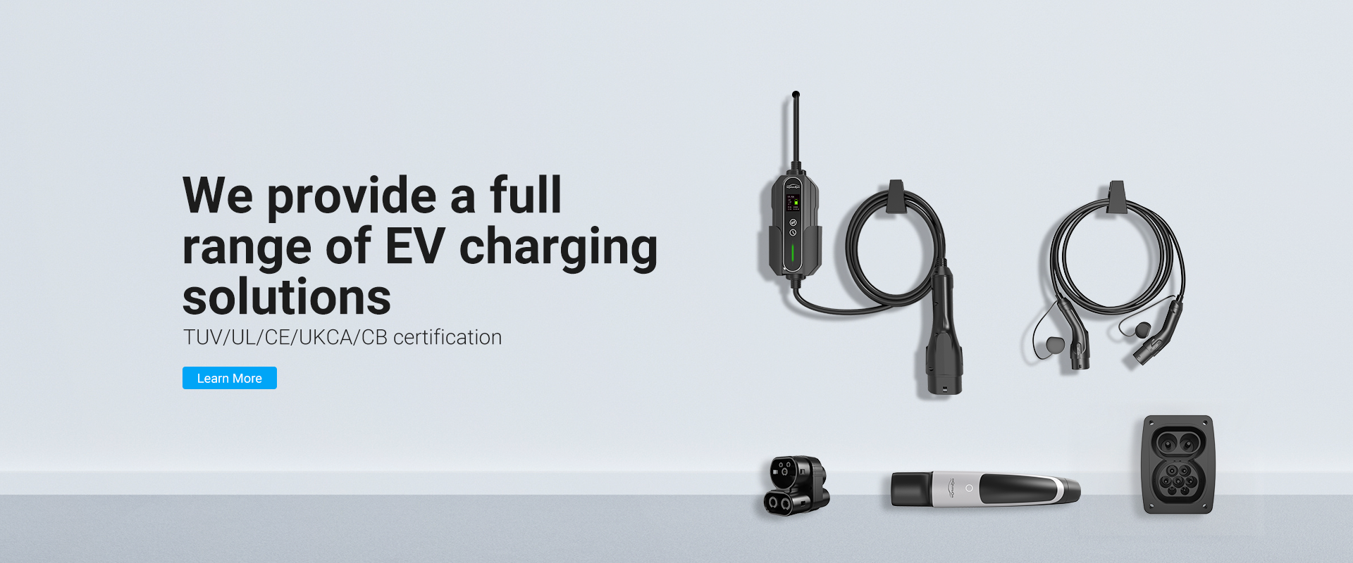 I-China Factory 3.0 KW 13A E-vehicle Charging 1.7kgs Type 1 Portable Electric Car Charger