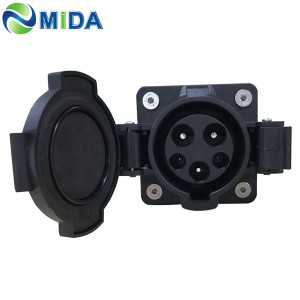32A 40A 50A Type1 Inlets EV Sockets J1772 Charger Socket for Electric Car