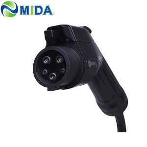 16A 32A 50A SAE J1772 Gun Type 1 Plug EV Charging Connector for Electric Vehicle
