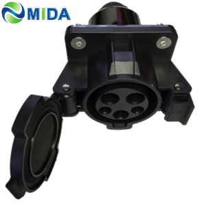 50A 80A J1772 Inlets Socket Type 1 Socket For Electric Vehicle Charging Inlets