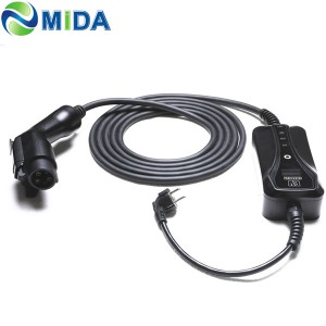 Hot Selling for China DC 6mA Level 2 Evse J1772 EV Charger Station with T13 Plug