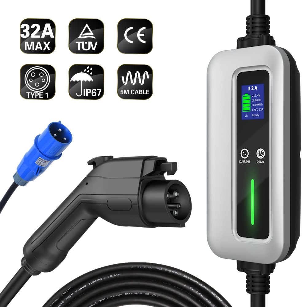 32A CEE EV Charger Type 1
