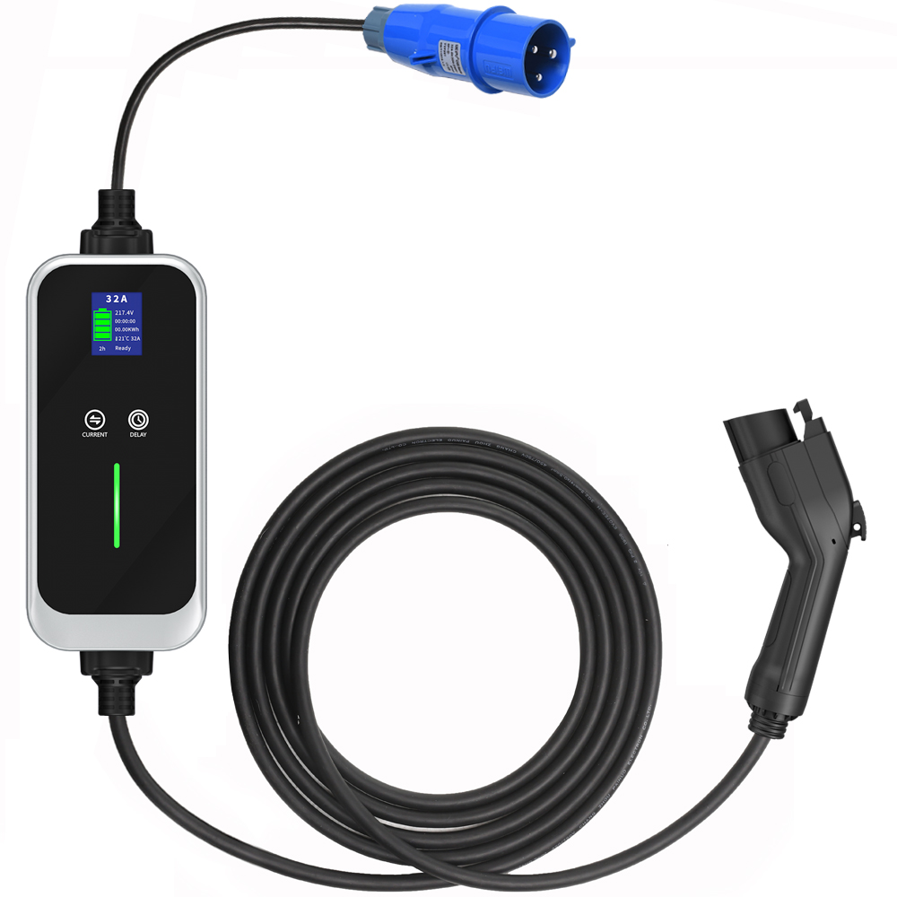  BougeRV Level 2 EV Charger Cable (32A, 25FT) Portable