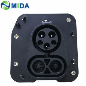 80A 125A 150A CCS1 Vehicles Inlets Type 1 Charging Socket DC Fast Charger CCS 1 Vehicle Inlet