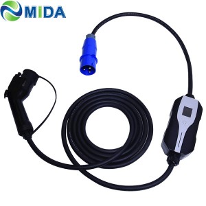 32A Adjustable Type 1 EV Charger J1772 Connector EVSE EV Charging Cable Electric Vehicle Charging box