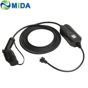6A 8A 10A SAE J1772 Plug Portable EV Charger Type 1 home Charging Cable for Mitsubishi Outlander PHEV