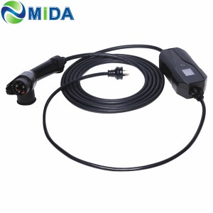 6A 8A 10A SAE J1772 Plug Portable EV Charger Type 1 home Charging Cable for Mitsubishi Outlander PHEV