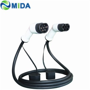 16A 32A 3Phase Type 2 to Type 2 EV Charging extended Cable for Elecric Car Charger