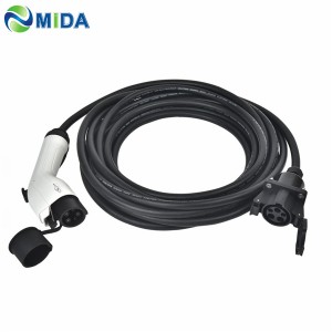 32A 40A EV Extension Cable Type 1 EV Socket to J1772 Plug