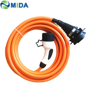 32A Type 2 EV Extension Cable IEC 62196-2 Type 2 Female Plug to Type 2inlets Socket