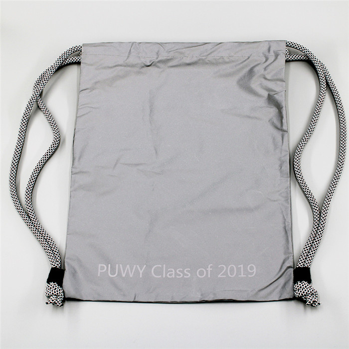 New Fashion Design for Cloth Drawstring Bag - Reflective Material Bag RB19-01 – Ewin