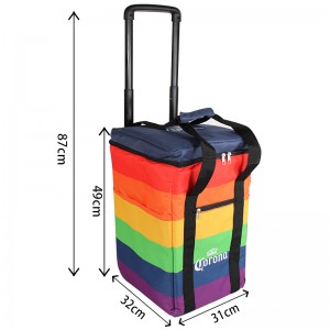 Cooler Bag CL19-10 PEVA heat sealed, Waterproof, Trolley Travel Luggage