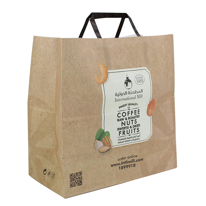 Hot-selling Soft Neoprene Fabric -  Paper Bag,flat handle, kraft paper. – Ewin