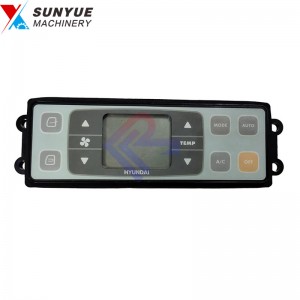 Hyundai R180LC-7 R210LC-7 R250LC-7 R300LC-7 R320LC-7 R360LC-7 R450LC-7 R500LC-7 Air Conditioner Control Switch Panel 11N6-90430 11N690430