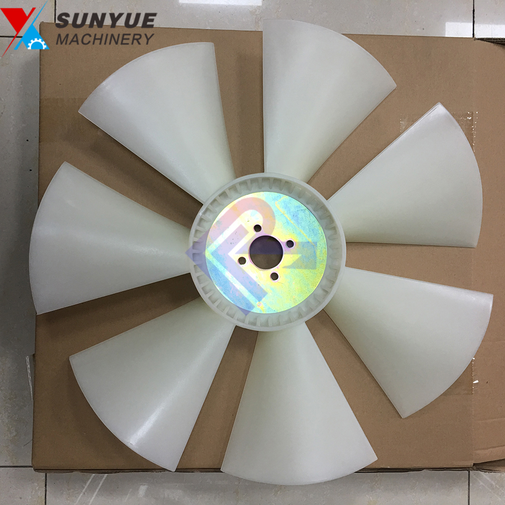 Construction Machinery Parts 1004-4T 1104D-44T Engine Cooling Fan Blade For Perkins Engine 2485C520