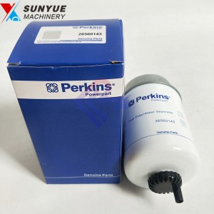 Separador de agua del filtro de combustible 26560143 para Perkins