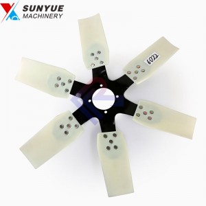 Mitsubishi 6D22 Engine Cooling Fan Blade For HD1250 Excavator Kato 30948-80400 3094880400