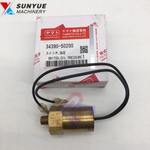SK130-8 SK140-8 Mitsubishi D04FR Oil Pressure Sensor Switch Para sa Excavator Kobelco 34390-50200 VA3439050200