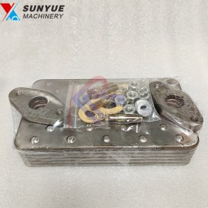 Construction Machinery Parts 4D95 6P Engine Oil Cooler 600-651-1560 6006511560 For Komatsu