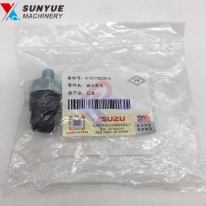 Isuzu 4HK1 Oil Pressure Switch Sensor Para sa Excavator 8-97176230-0 8971762300 897176-2300