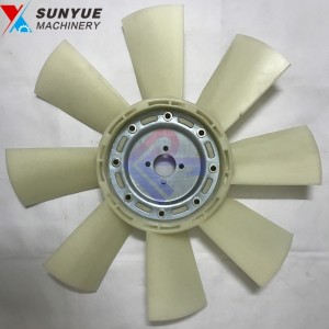Hino H06CT Engine Cooling Fan Blade For Hitachi EX220-2 EX220-3 Excavator 16306-1981 163061981