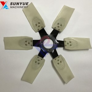 Mitsubishi 6D22 Engine Cooling Fan Blade For Kato HD1250 Excavator 30948-80400 3094880400