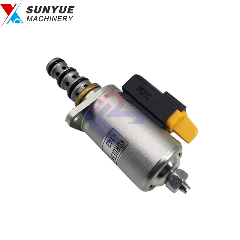 SY305 SY335 K5V160 Hydraulic Pump Solenoid Valve For Sany Excavator KDRDE5K-50/30C30-143