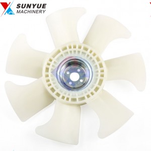 HD250 Mitsubishi S4F Engine Cooling Fan Blade For Excavator Spare Parts Kato ME015735