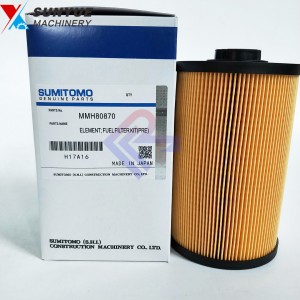 Elemento de filtro de combustible Sumitomo SH200-3 SH200-5 MMH80870