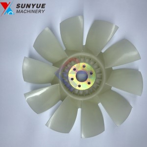 PC120-6 4D102 Motor Cooling Fan Blade Fir Bagger Komatsu 600-625-7550 6006257550