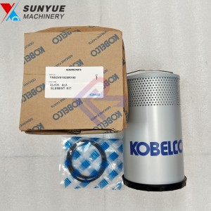 SK200-10 SK210-10 Филтри гидравликӣ барои экскаватори Kobelco YN52V01025R100