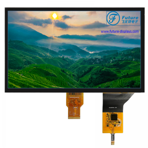 10,1-инчов TFT дисплей, 10-точков капацитивен сензорен екран, 10,1 Tft LCD монитор