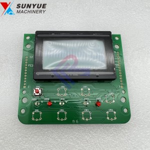 Ekskavator qismlari uchun SK200-6 SK210-6 SK230-6 SK250-6 SK330-6 SK350-6 Kobelco monitor LCD displey paneli