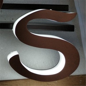 Wholesale Interior Signs 3d Iluminated Light Sign Led Acrylic Engraving Letter Exeed Sign