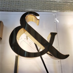 Κατασκευή γράμματος αντίστροφου καναλιού με οπίσθιο φωτισμό Halo Lit Metal Illuminated Signs 3d Lighting Letter Exceed Sign
